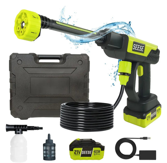 Cordless Portable Pressure Washer with Single Port Charger