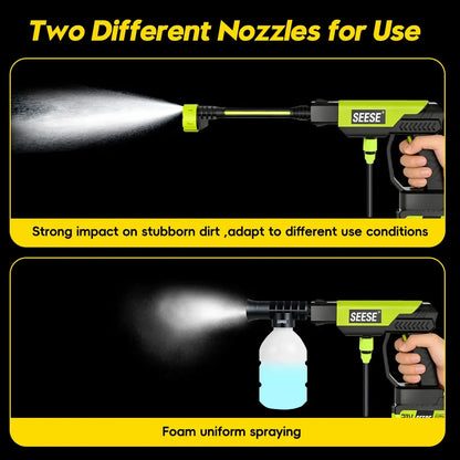 Cordless Portable Pressure Washer with Single Port Charger